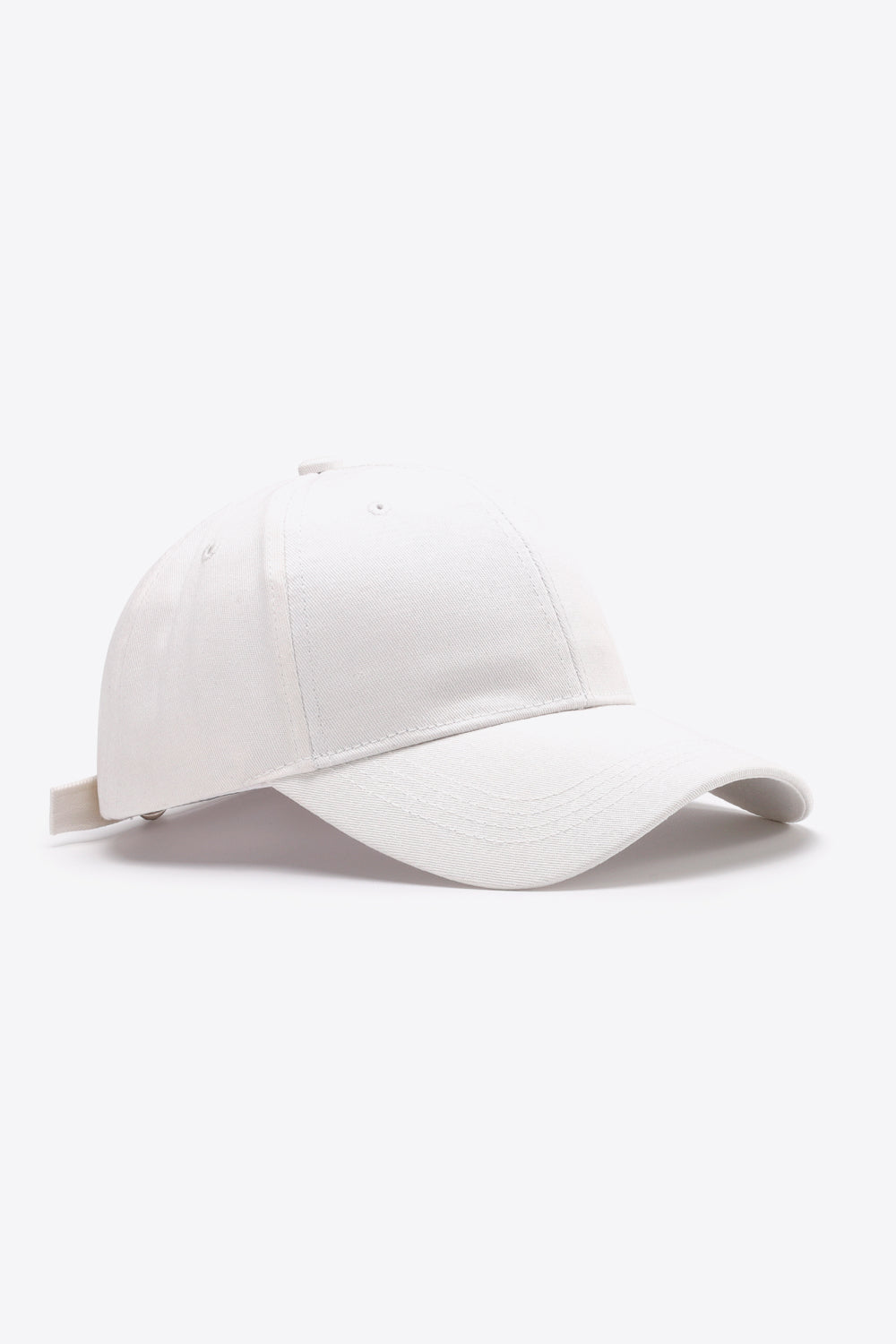 Plain Adjustable Cotton Baseball Cap 