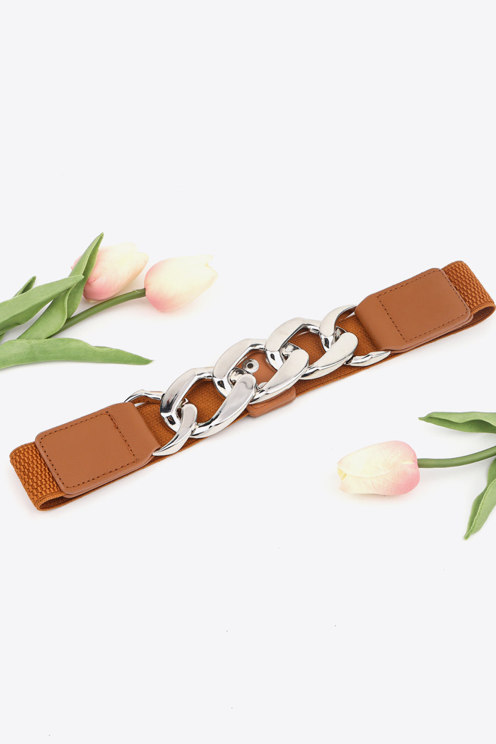 Chain Detail Elastic Belt 