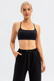 Crisscross Spaghetti Strap Active Cami 