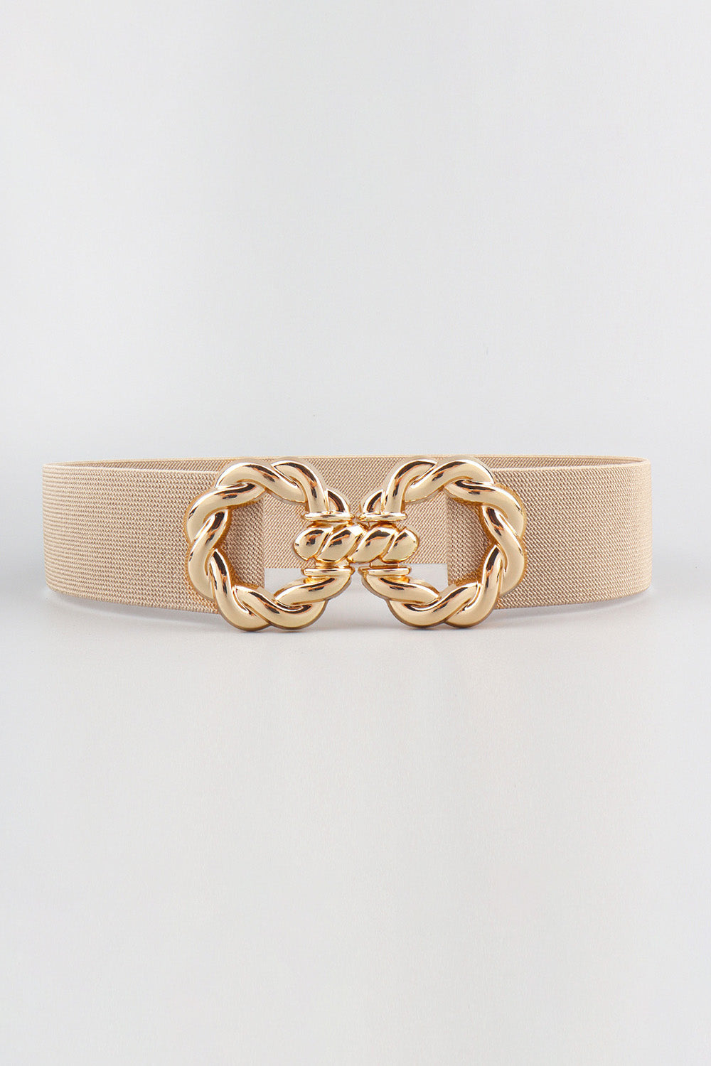 Zinc Alloy Buckle Elastic Belt 