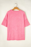 Plus Size Round Neck Half Sleeve T-Shirt 