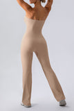 Sleeveless Straight Active Jumpsuit 