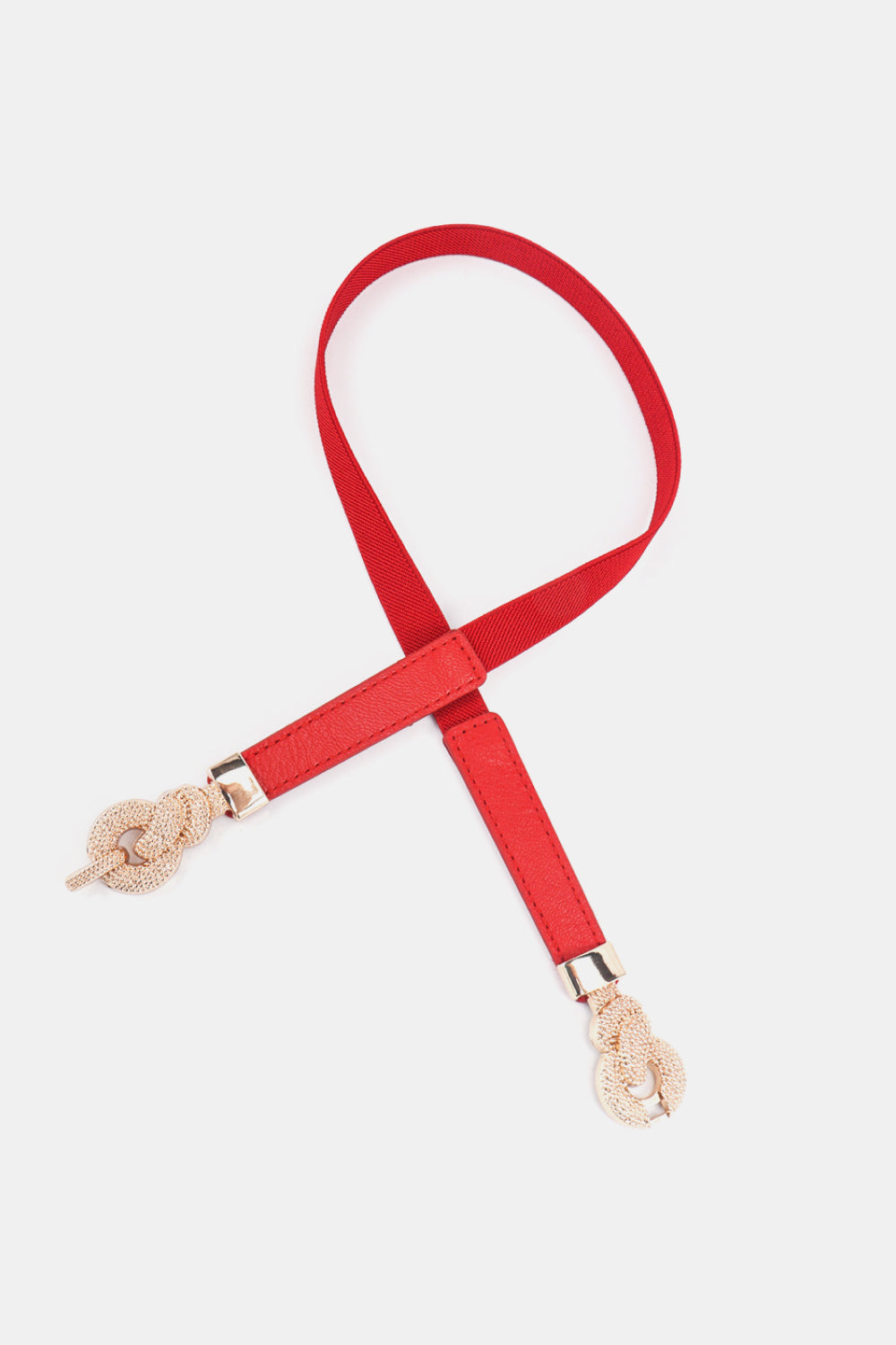 Zinc Alloy Buckle PU Leather Belt 