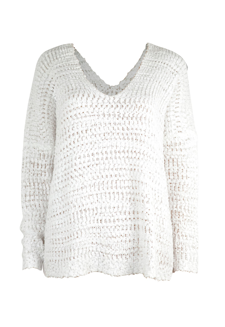 Angel Wings Single Shoulder Long Sleeve Sweater 