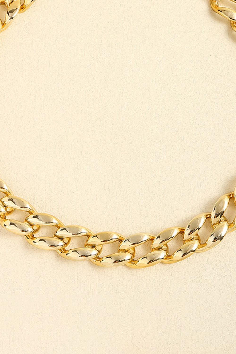 1" Width Acrylic Curb Chain Belt 