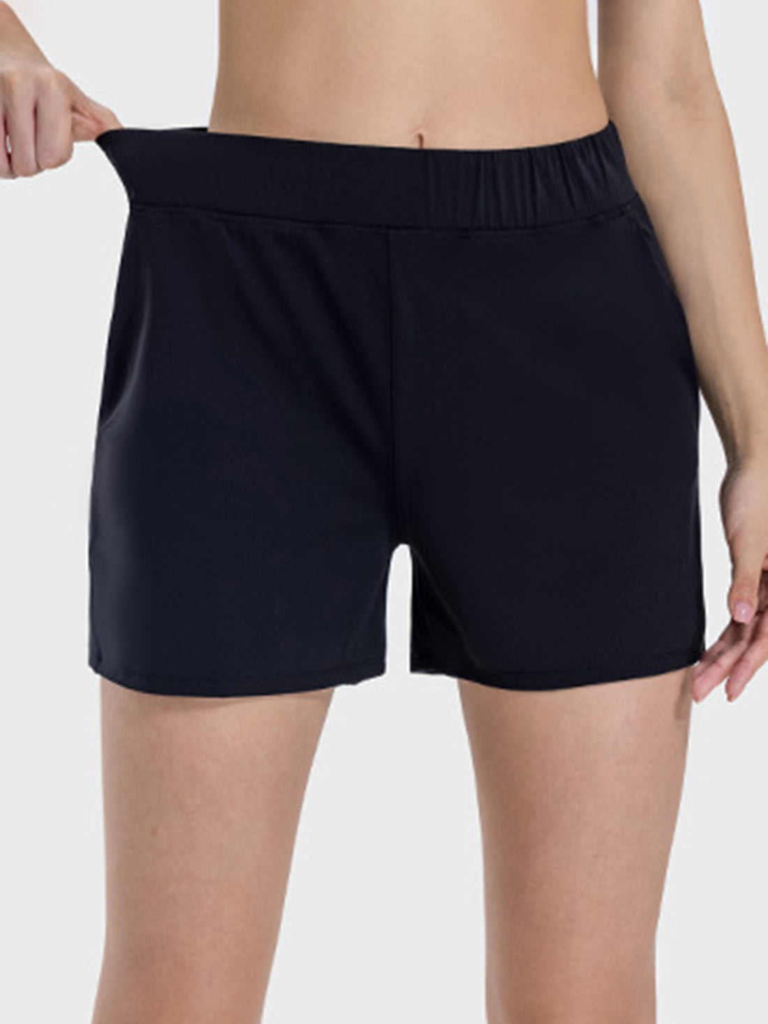 Millennia Elastic Waist Active Shorts 
