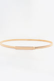 Elastic Iron Skinny Belt 