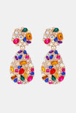 Teardrop Shape Zinc Alloy Dangle Earrings 