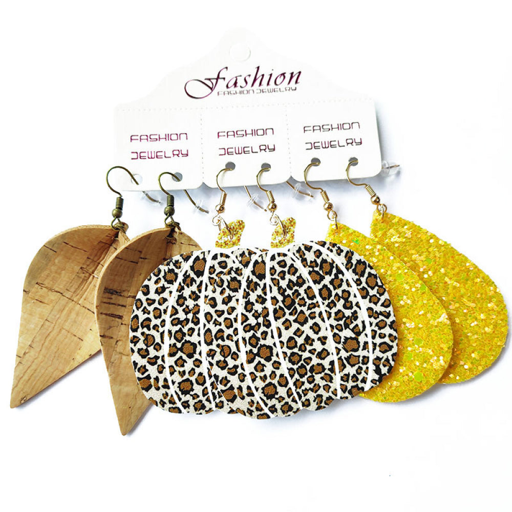 PU Earrings Set 