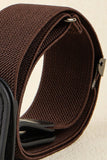 PU Elastic Snap Closure Belt 