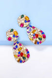 Teardrop Shape Zinc Alloy Dangle Earrings 