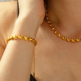 18K Gold-Plated Titanium Steel Bracelet 