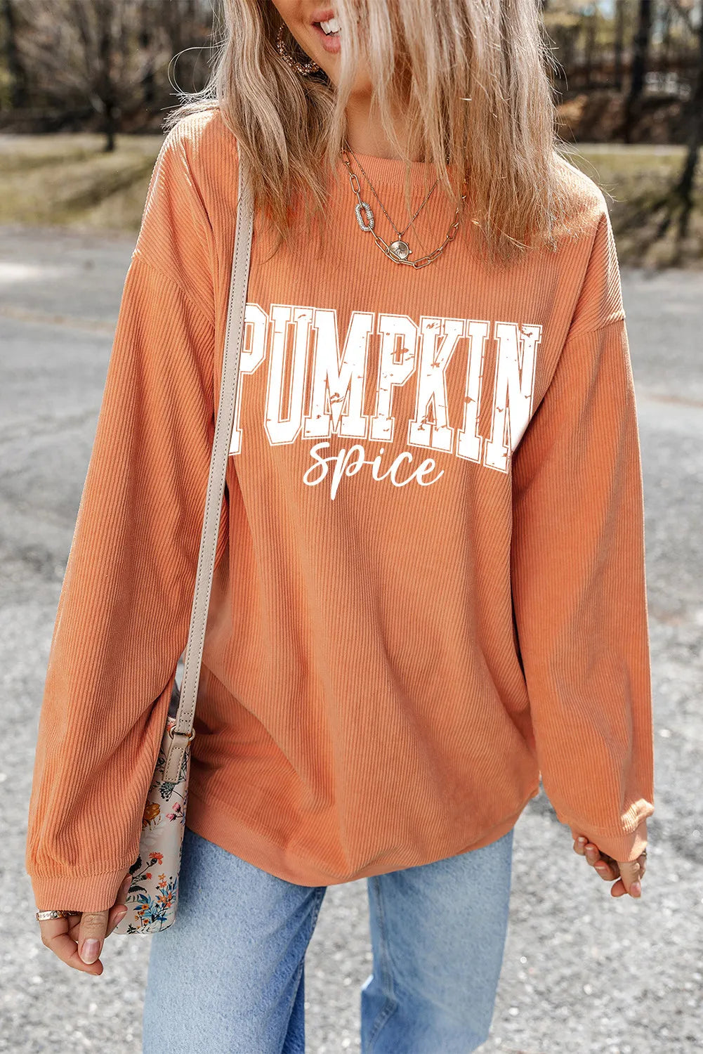 Letter Graphic Long Sleeve Sweatshirt 
