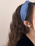 Knotted Polyester Wide Headband 