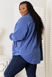 Heimish Cozy Girl Full Size Button Down Shacket 