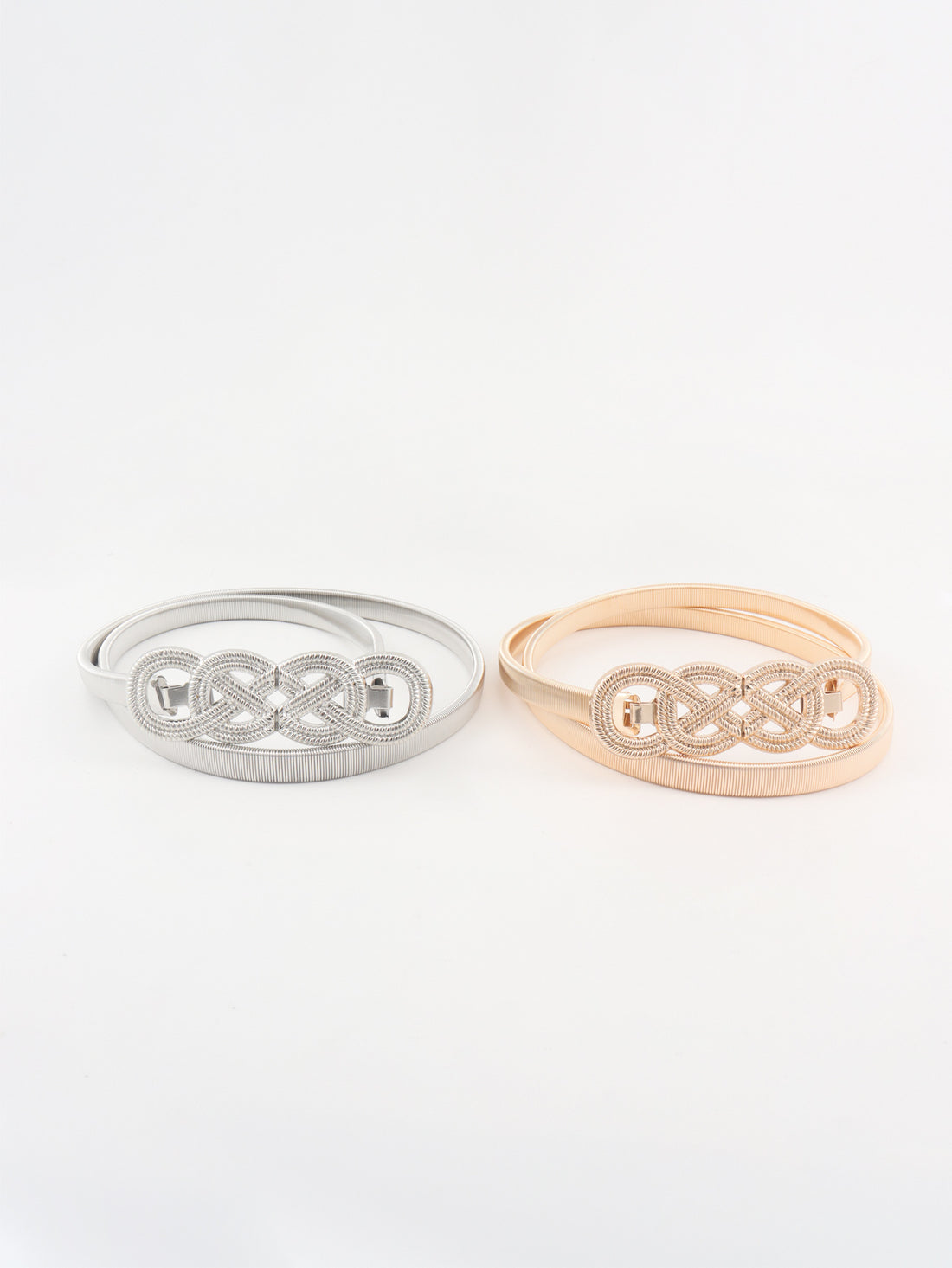 Knot Buckle Metal Belt 