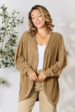 Basic Bae Full Size Ribbed Cocoon Cardigan 