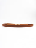PU Elastic Skinny Belt 