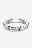 Adored 2.3 Carat Moissanite 925 Sterling Silver Eternity Ring 