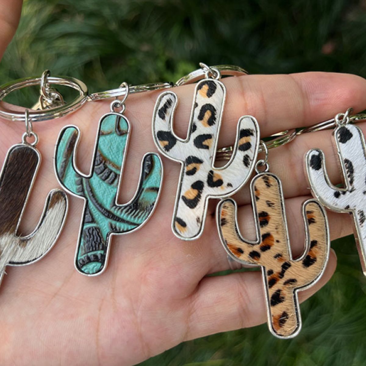 Cactus Shape Key Chain 