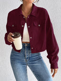 Honey Snap Down Long Sleeve Jacket 