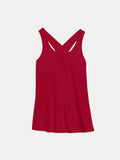 Crisscross Scoop Neck Active Tank 