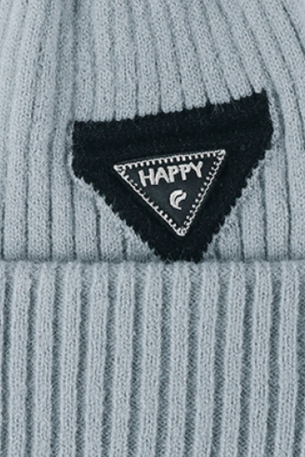 HAPPY Contrast Beanie 