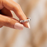 Heart Cross 925 Sterling Silver Ring 