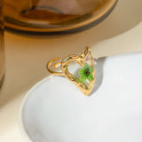 Stainless Steel Eternal Flower Ring 