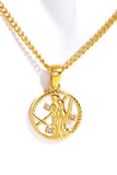 Constellation Pendant Stainless Steel Necklace 
