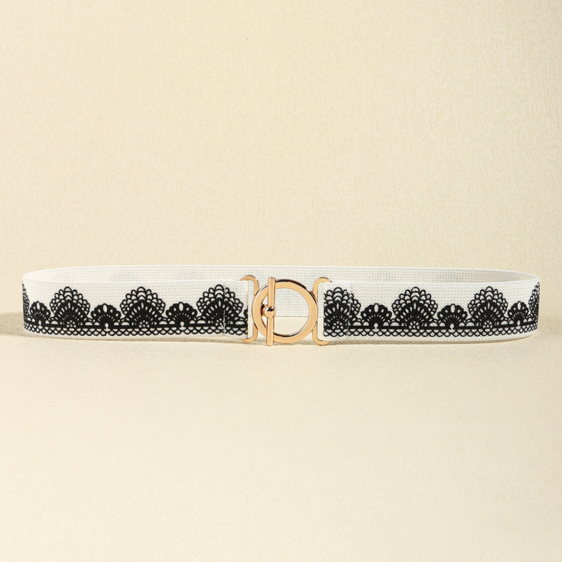 Toggle Clasp Elastic Belt 