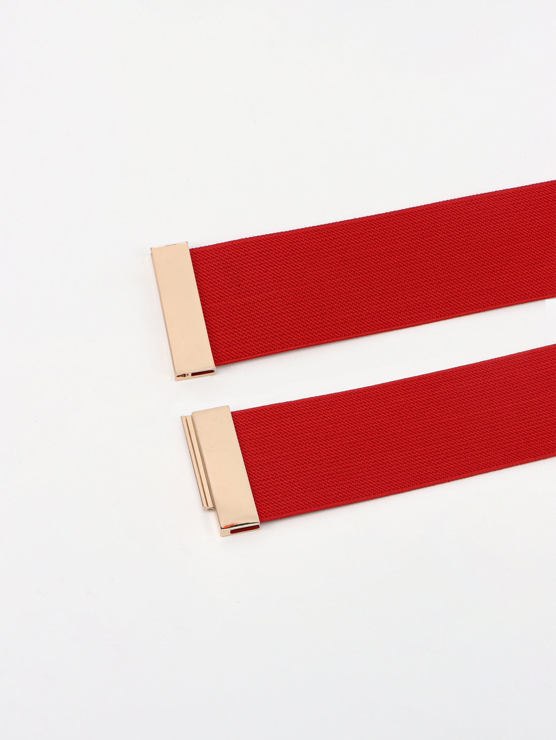 Alloy Buckle Elastic Belt 