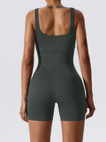 Basic Bae Ribbed Sleeveless Active Romper 