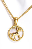 Constellation Pendant Stainless Steel Necklace 