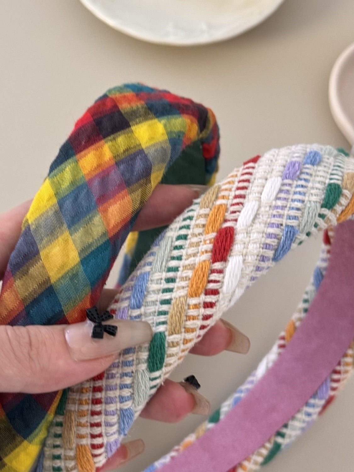 Colorful Polyester Hair Headband 