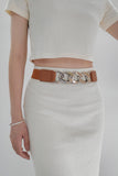 Chain Detail Elastic Belt 