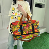 Canvas Printed Travel Bag 