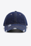 Distressed Adjustable Baseball Cap 