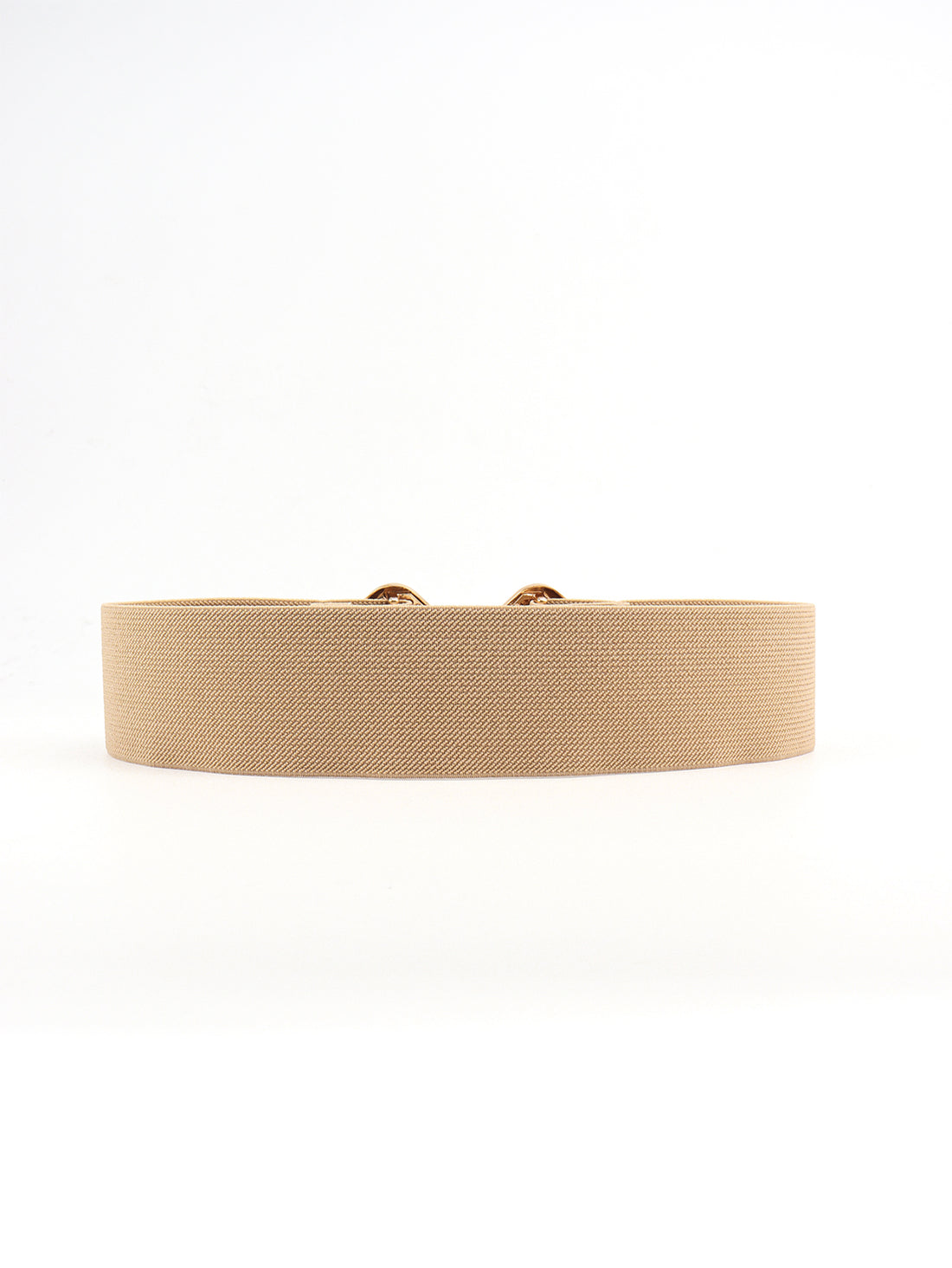 Geometric Buckle Elastic Wide Belt 