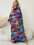Fuzzy Pocketed Long Sleeve Hooded Lounge Dress Lingerie & Nightwear