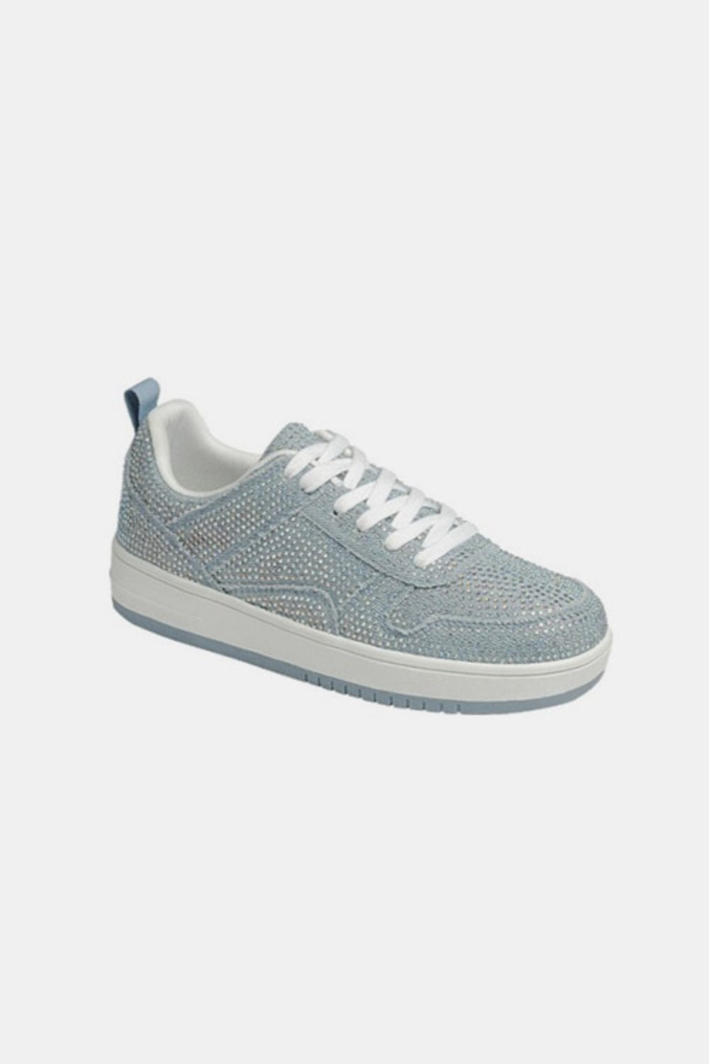 Forever Link Rhinestone Platform Flat Sneakers 
