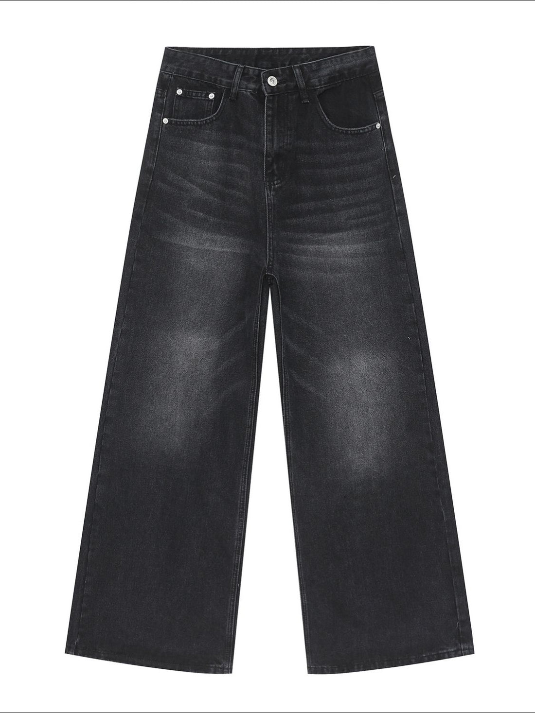 Wide Leg Jeans with Pockets 
