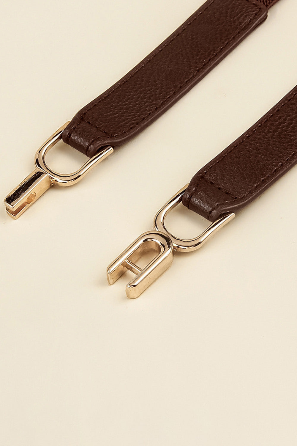 Alloy Buckle Elastic Belt 
