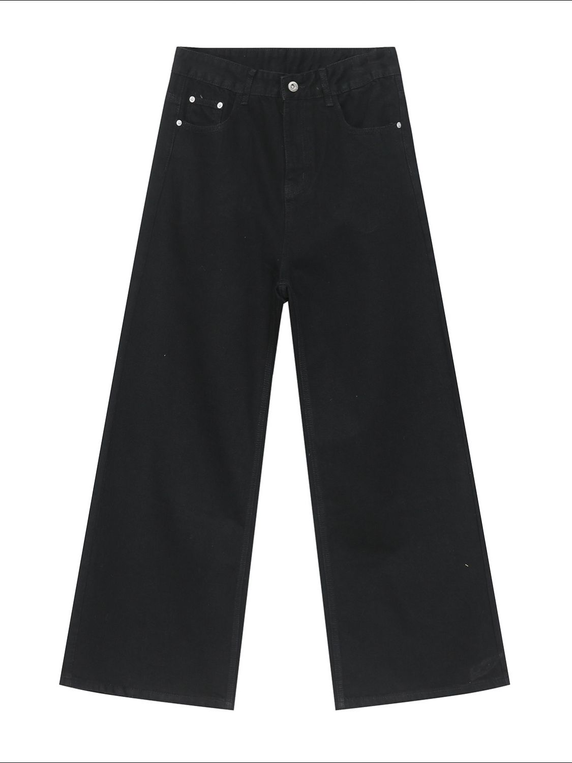 Wide Leg Jeans with Pockets 