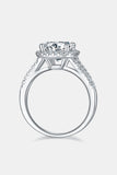 3 Carat Moissanite Halo Ring 