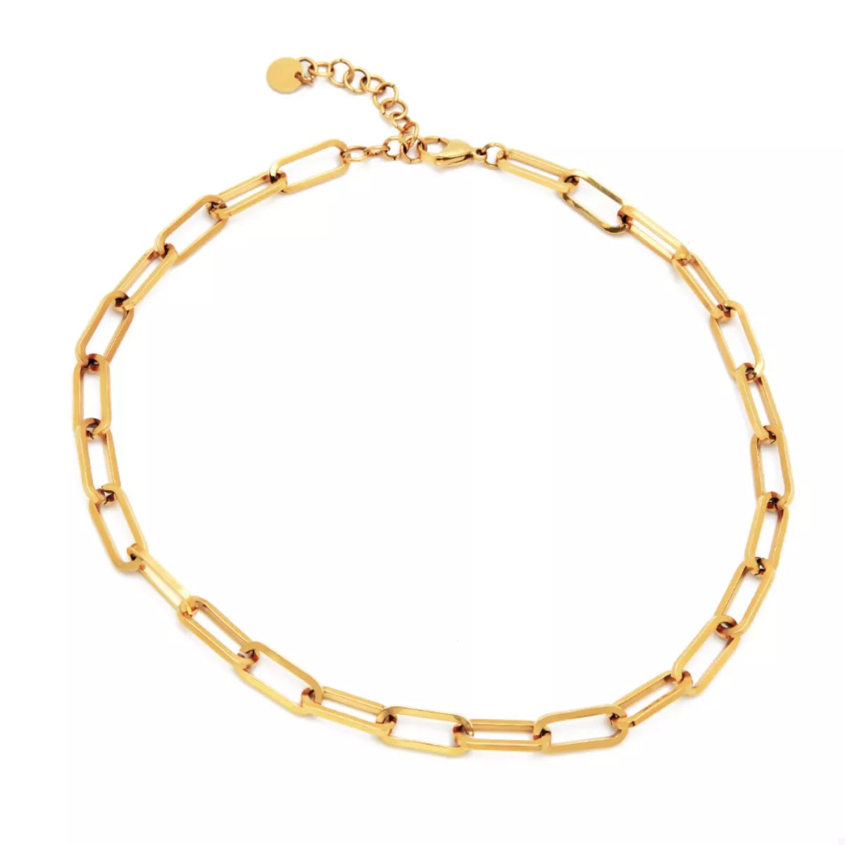18K Gold-Plated Chain Necklace 
