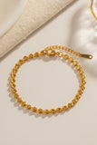 Heart Chain Lobster Clasp Bracelet 