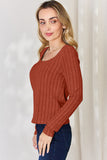 Basic Bae Full Size Ribbed Long Sleeve T-Shirt 