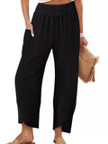 Elastic Waist Pants 
