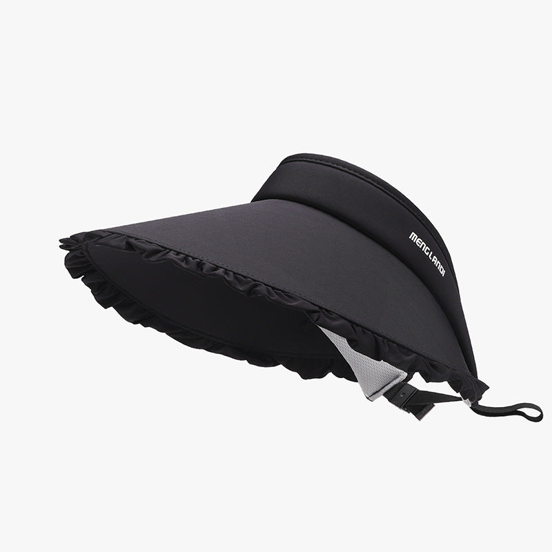 Frill Adjustable Ice Silk Sun Hat 